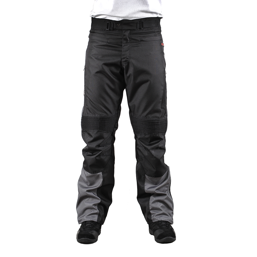Мотоштаны мужские INFLAME P10162, цвет черно-серый в интернет-магазине Мотомода